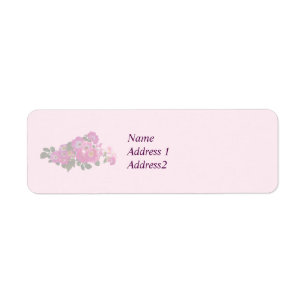 Étiquette Rose Pink Rambler Save the Date