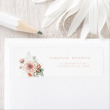 Rose poudré Blush Floral Printemps Fleurs Mariage