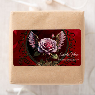 Étiquette Rose Steampunk
