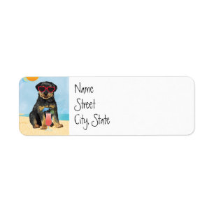 Étiquette Rottweiler d'été