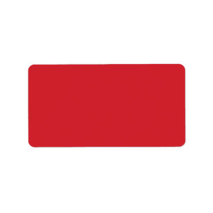 Étiquette rouge Amaranthe (couleur solide)
