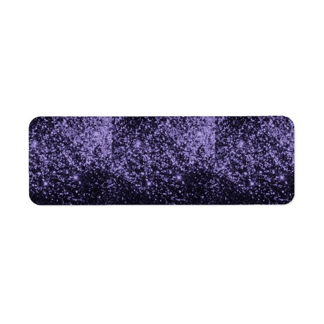 ÉTIQUETTE ROYAL PURPLE BLACK SPARKLE PARTIES SCINTILLANT ARR (Devant)