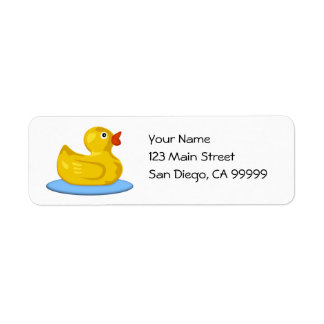 Étiquette Rubber Ducky