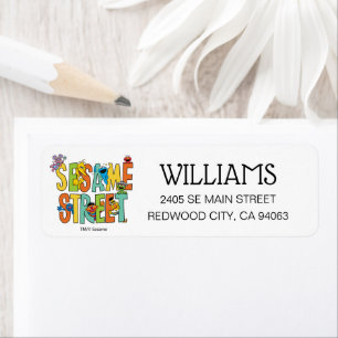 Étiquette Rue Sésame   Sesame Street Type Pals