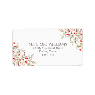 Étiquette Rustic Australian Flowers Adresse officielle de re