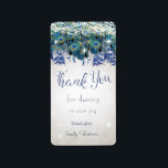 Étiquette Rustic Peacock Navy Rustic Luxe Favoriser les Étiq<br><div class="desc">Rustic Peacock Navy Rustic Luxe Favoriser les Étiquettes</div>