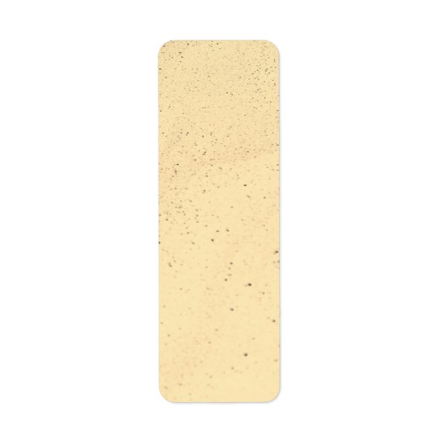 Étiquette Sable de banane jaune (Devant)