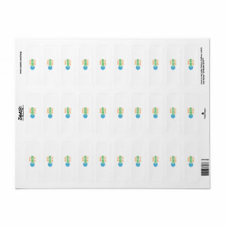 Étiquette Sac de préférence du logo personnalisé de l'entrep