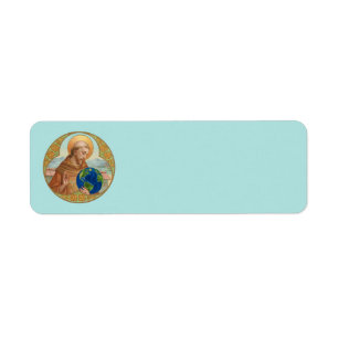 Étiquette Saint François d'Assise