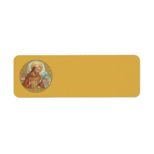 Étiquette Saint François d'Assise (BK 002)
