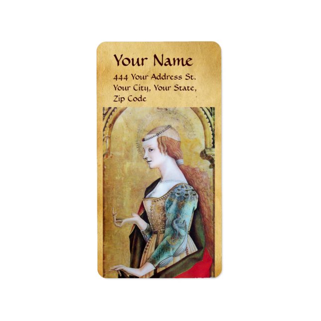 Étiquette SAINT MARY MAGDALENE Parchment (Devant)