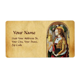 Étiquette SAINT MARY MAGDALENE Parchment