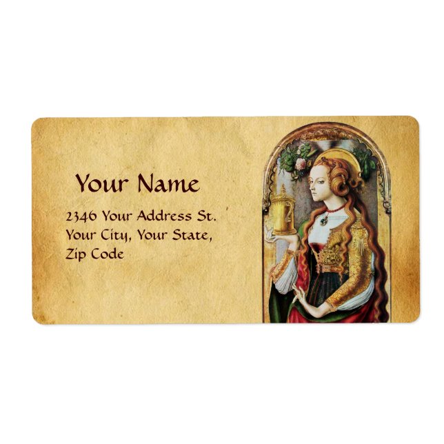 Étiquette SAINT MARY MAGDALENE Parchment (Devant)
