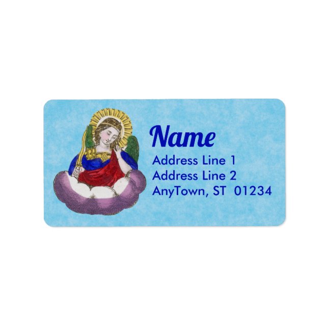 Étiquette Saint Michel l'Archange (M 009) (Devant)