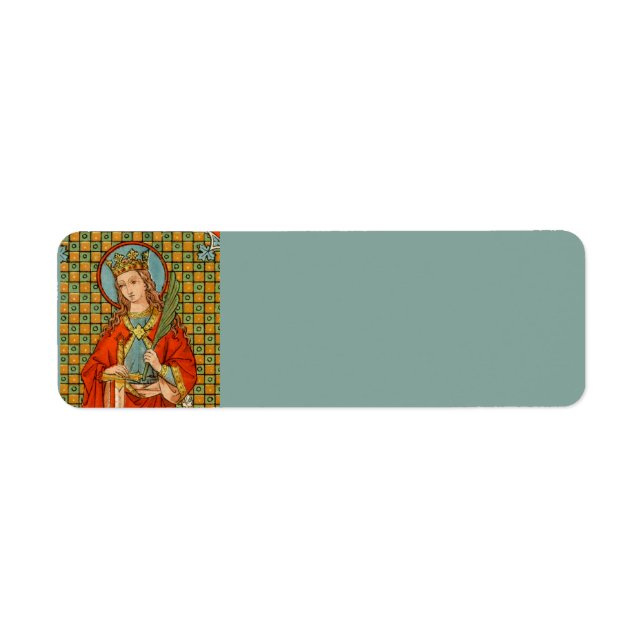 Étiquette Sainte-Barbara  (JP 01) (Devant)