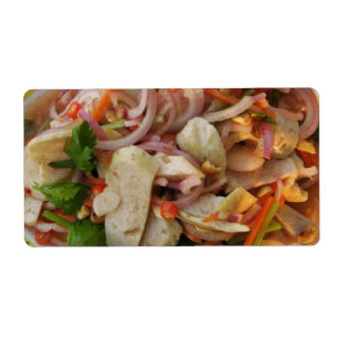 Étiquette Salade de Saucisses épicées thaïlandaises ... Alim