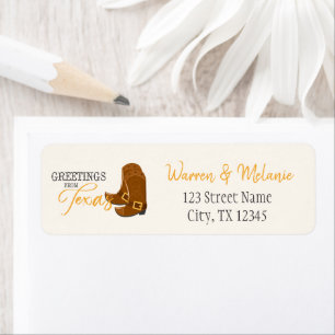 Étiquette Salutations du Texas Adresse