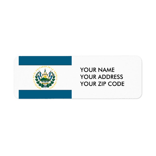 Étiquette Salvador (Devant)