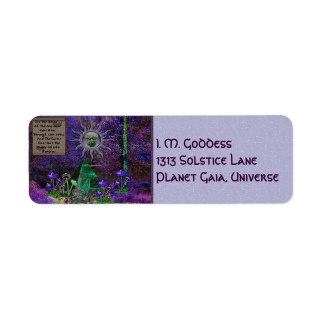 Étiquette Sang des anciens (Devant)