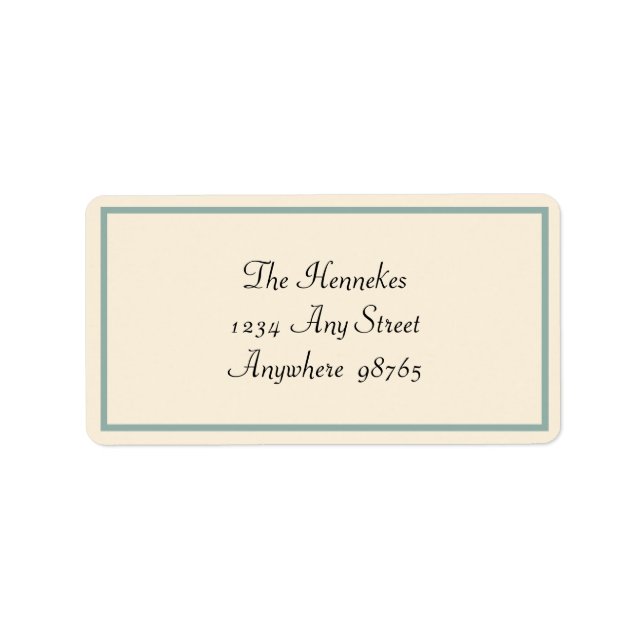 Étiquette Santa's List (Devant)