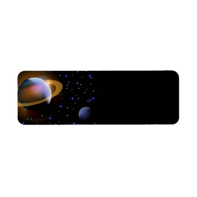 Étiquette Saturne (Devant)