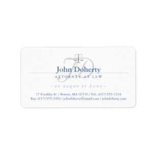 Étiquette Scales classiques de justice Juriste légataire