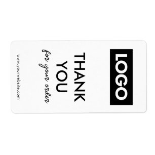 Étiquette Sceau de boîte de logo d'entreprise moderne