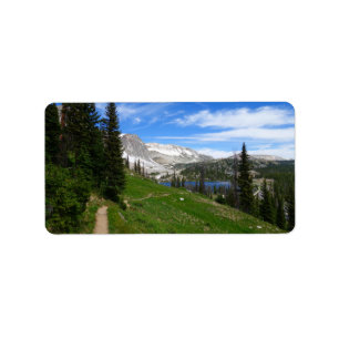 Étiquette Scenic Hiking Snowy Range Mountain Summit Wyoming