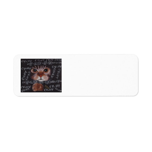 ÉTIQUETTE SCHRÖDINGER CAT (Devant)