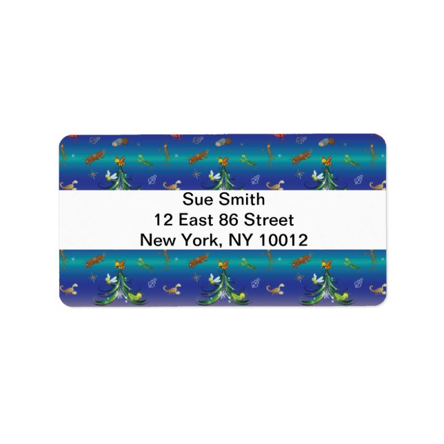 Étiquette Science, Insect Buver Arbre de Noël (Devant)