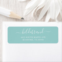 Script de perte bleu turquoise