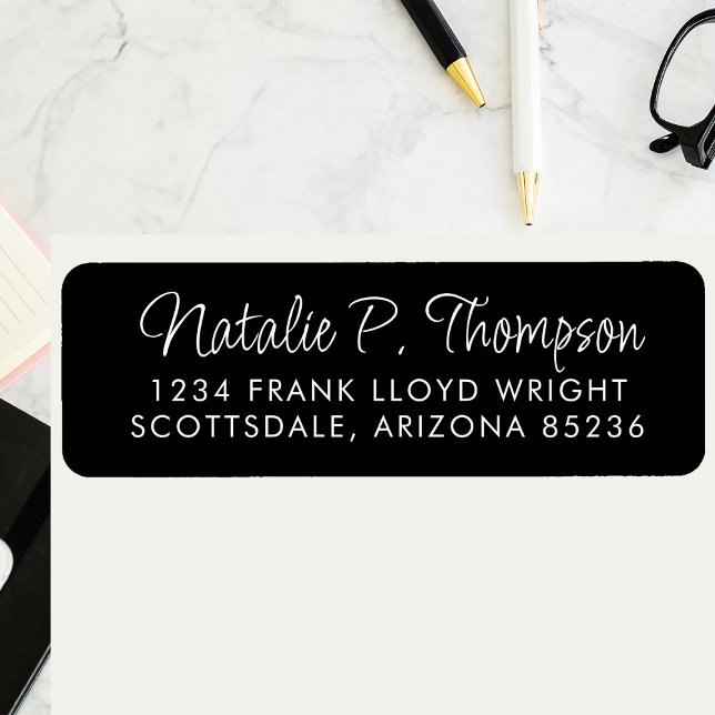 Étiquette Script minimal Simple Nettoyer le script Adresse d (Créateur téléchargé)