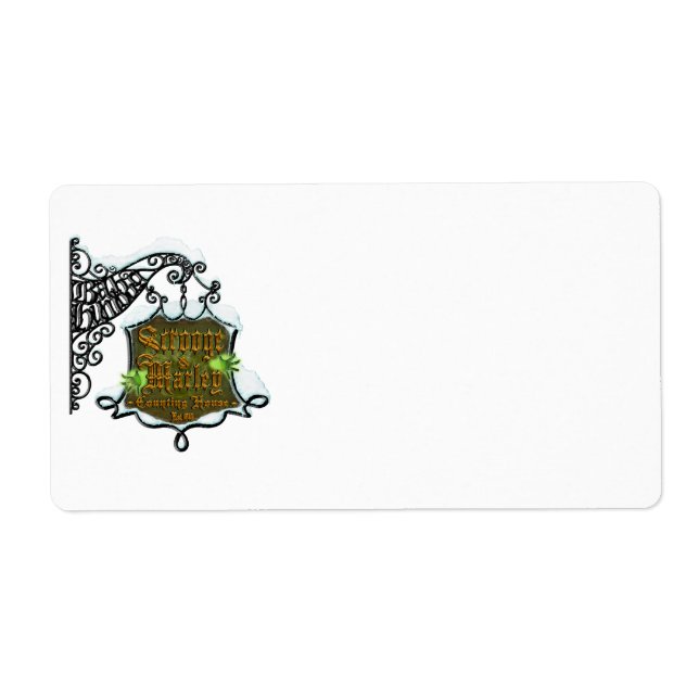 Étiquette ScroogeSigneHaunted (Devant)