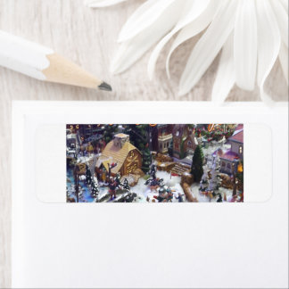 Étiquette Seasons Greetings From our Village to Yours