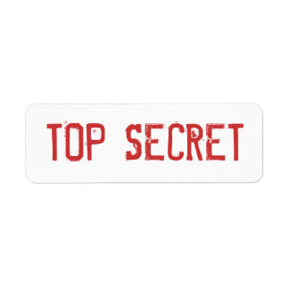 ÉTIQUETTE SECRET