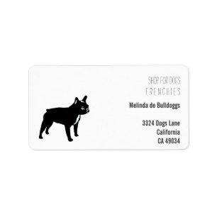 Étiquette Série Bouledogues Français Cool Boy