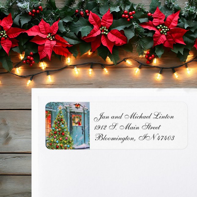 Étiquette Serre de porte avant Personnaliser l'adresse de re (Créateur téléchargé)