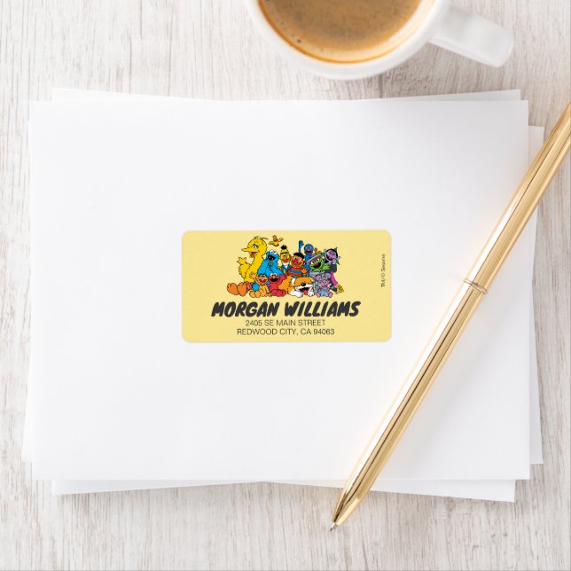 Étiquette Sesame Street | Sesame Pals Group Portrait (En situation)