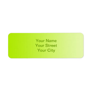 Étiquette SEULEMENT dégradés de COULEUR - vert ressort