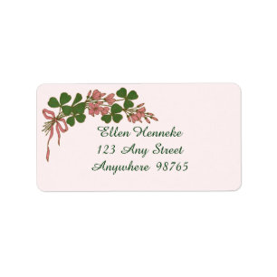 Étiquette Shamrock Posy