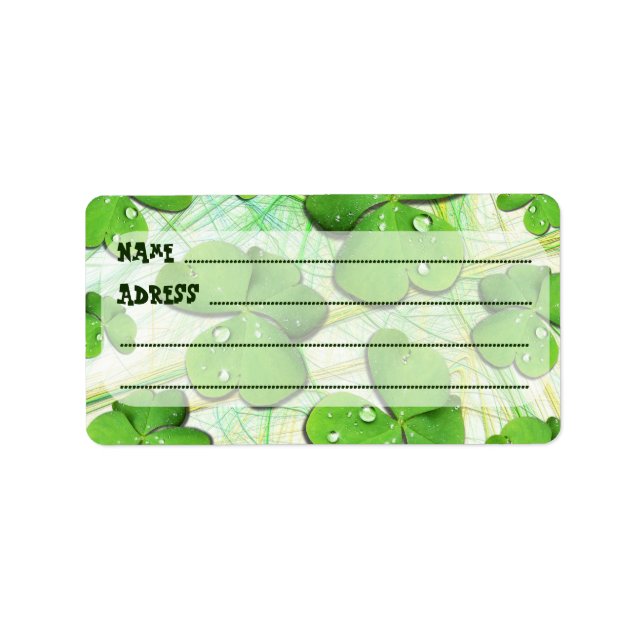 Étiquette Shamrock vert St Patrick iPhone 5 Coque-Mate (Devant)