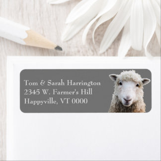 Étiquette Sheep Lamb Farm Animals Label