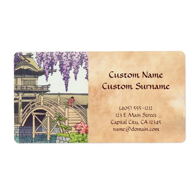 Étiquette Shinto et son architecture, Kameido Bridge Kawase (Devant)