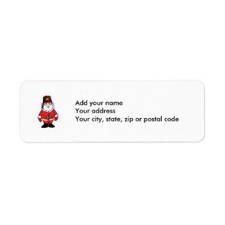 Étiquette Shriner Père Noël