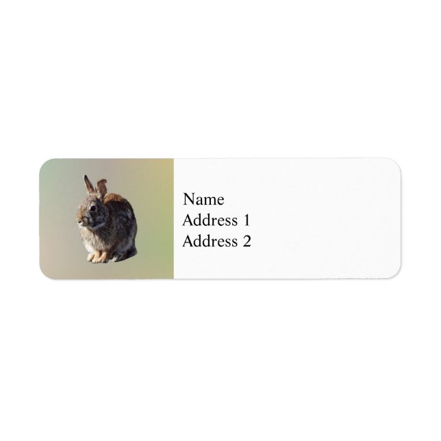Étiquette Siège de lapin (Devant)