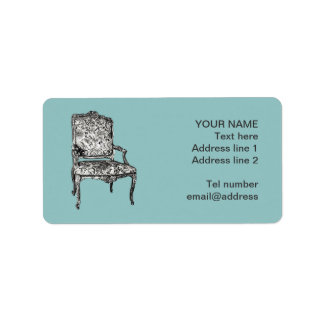 Étiquette Siège de régence en turquoise