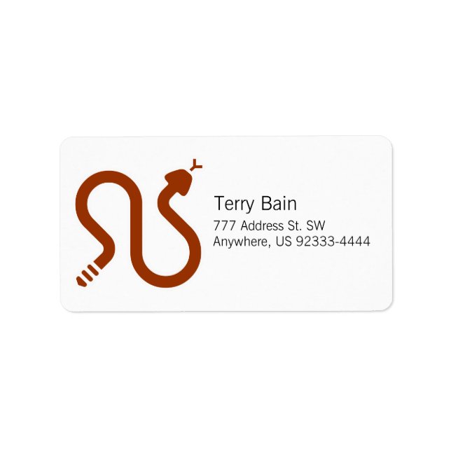 Étiquette Signal d'avertissement de sonnerie (Devant)