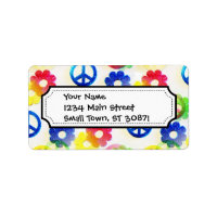 Signes de Paix Hippie super Fleur Étincelle