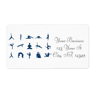 Étiquette Silhouette Yoga Possède Thunder_Cove