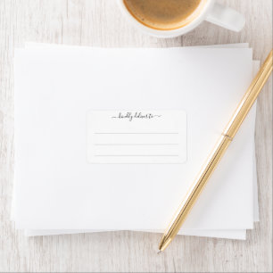 Étiquette Simple À Fournir Pour Script Adresse De Messagerie